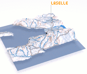 3d view of La Selle