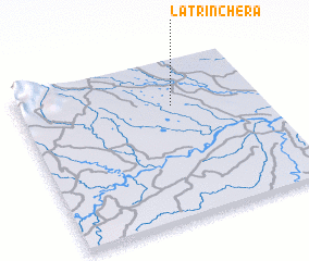 3d view of La Trinchera