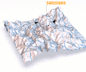 3d view of San Isidro