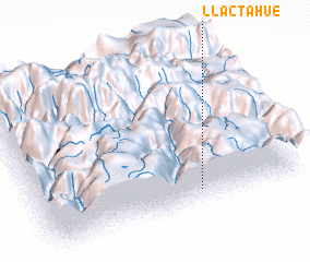 3d view of Llactahue