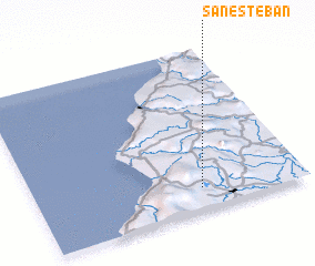 3d view of San Esteban