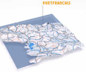 3d view of Port Français