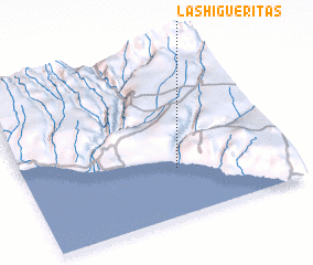 3d view of Las Higueritas