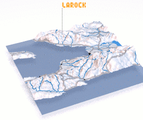 3d view of La Rock