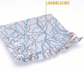 3d view of Las Delicias