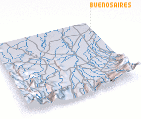 3d view of Buenos Aires