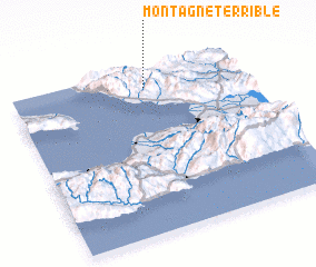 3d view of Montagne Terrible