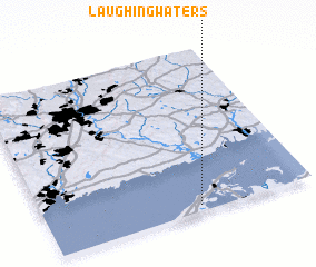 3d view of Laughing Waters