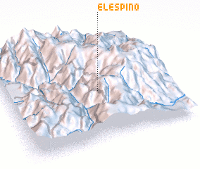 3d view of El Espino