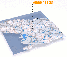 3d view of Derrière Bois