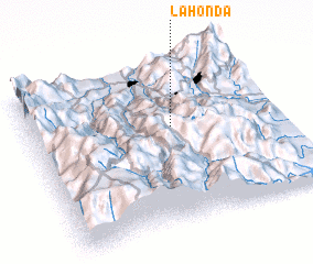 3d view of La Honda