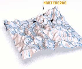 3d view of Monte Verde