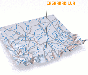 3d view of Casa Amarilla