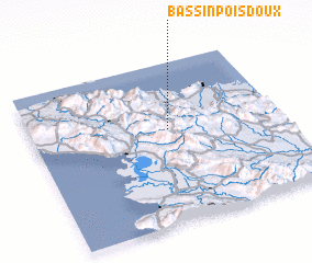 3d view of Bassin Pois Doux