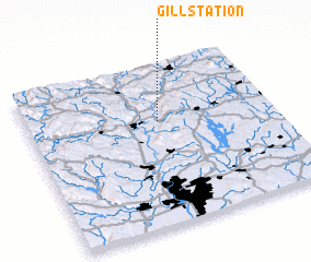 3d view of Gill Station