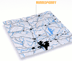 3d view of Munns Ferry