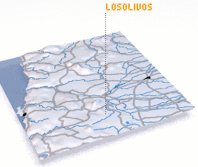 3d view of Los Olivos