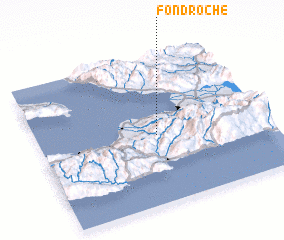 3d view of Fond Roche