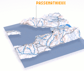 3d view of Passe Mathieux