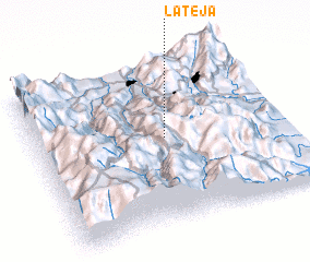 3d view of La Teja