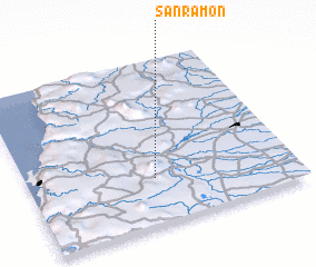 3d view of San Ramón