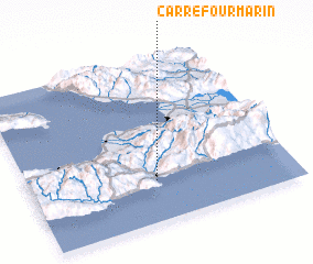 3d view of Carrefour Marin