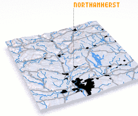 3d view of North Amherst