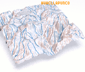 3d view of Huaclla Punco