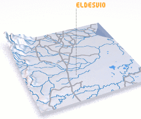 3d view of El Desvio