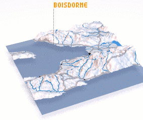 3d view of Bois dʼOrme