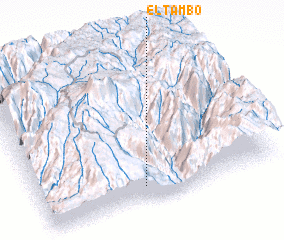 3d view of El Tambo