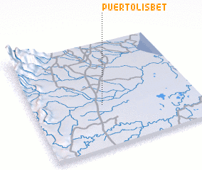 3d view of Puerto Lisbet