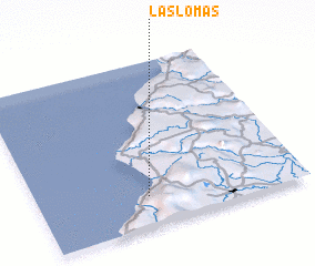 3d view of Las Lomas