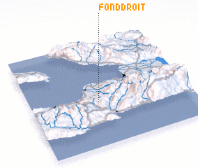 3d view of Fond Droit