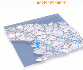 3d view of Derriers Morne