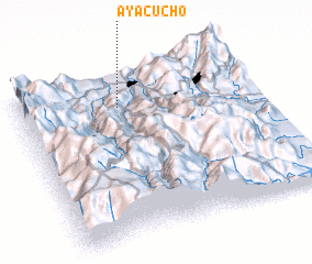 3d view of Ayacucho