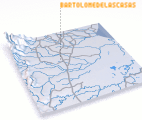 3d view of Bartolome de Las Casas