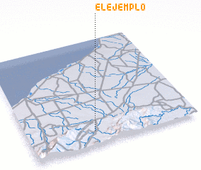 3d view of El Ejemplo
