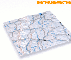 3d view of Montpelier Junction