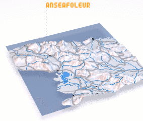3d view of Anse-à-Foleur