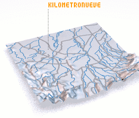 3d view of Kilómetro Nueve