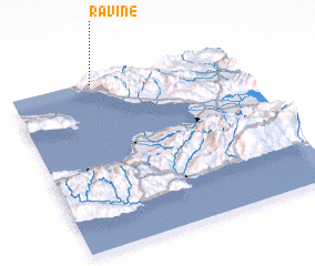 3d view of Ravine