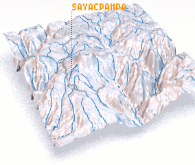 3d view of Sayacpampa