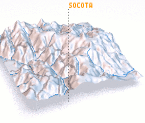 3d view of Socotá