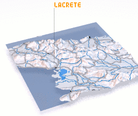 3d view of La Crête