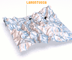 3d view of La Montuosa