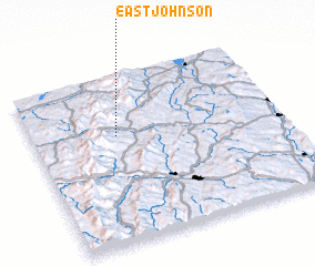 3d view of East Johnson