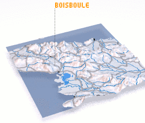 3d view of Bois Boulé