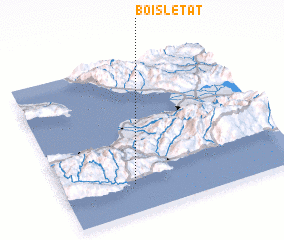 3d view of Bois lʼÉtat