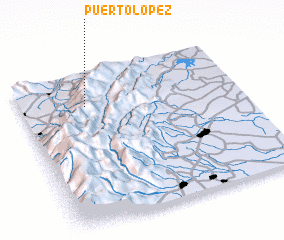 3d view of Puerto López